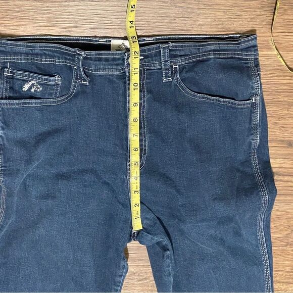 Jordache Vintage Women's Reese High Rise Slim Bootcut Jeans Washed Out Blue 34 - Picture 9 of 13